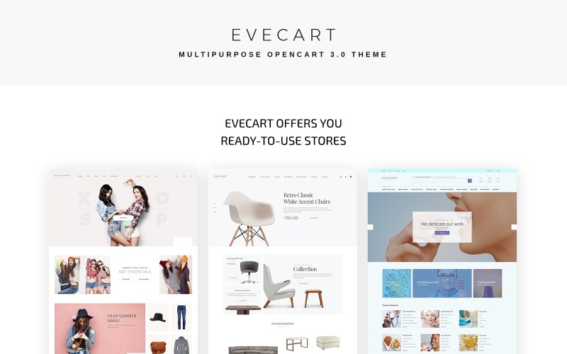 Адаптивный OpenCart шаблон №67571 на тему мода