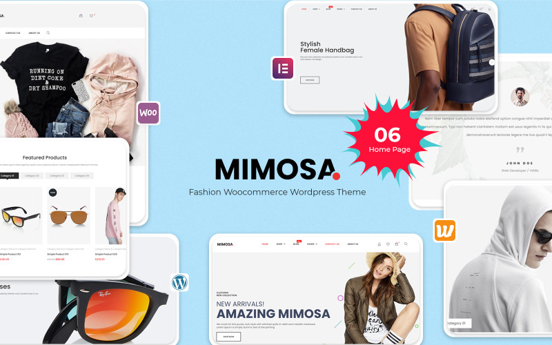 Адаптивный WooCommerce шаблон №74982 на тему модный магазин