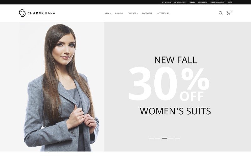Magento тема №68461 на тему магазин одежды