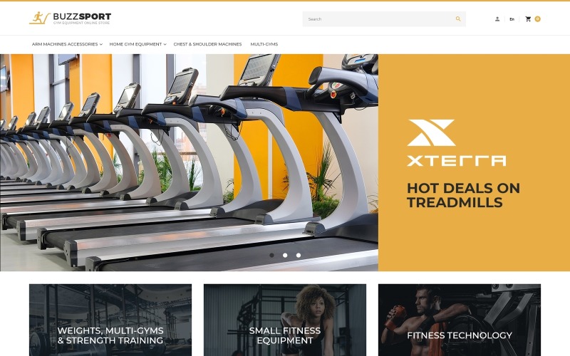 Discounter fitness store