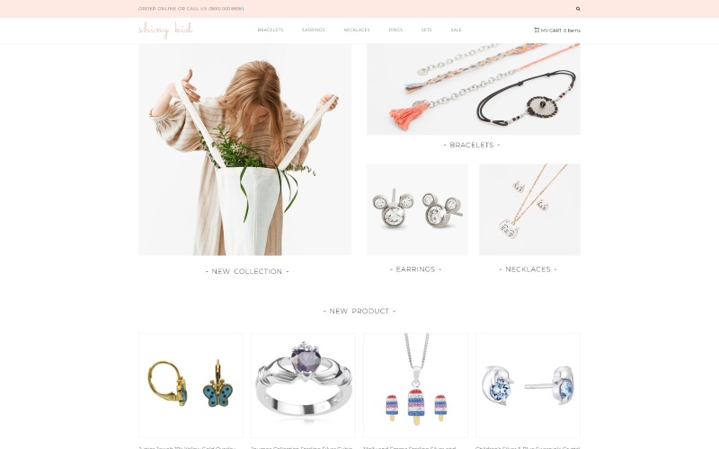 Адаптивный WooCommerce шаблон №74049 на тему детские товары