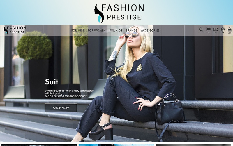 Адаптивный PrestaShop шаблон №69539 на тему магазин обуви