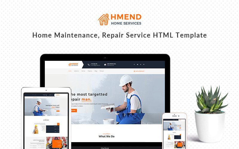 Адаптивный HTML шаблон №68639 на тему ремонт