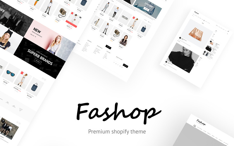 Shopify шаблон №71837 на тему мода и красота