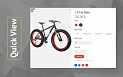 Адаптивный PrestaShop шаблон №57832 на тему велосипеды