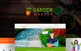 HTML шаблон №76383 на тему садоводство