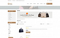 Адаптивный OpenCart шаблон №70932 на тему магазин сумок