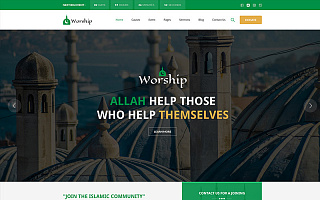 Адаптивный HTML шаблон №65916 на тему ислам