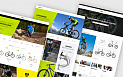 Адаптивный PrestaShop шаблон №68686 на тему велоспорт