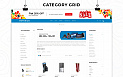 Адаптивный OpenCart шаблон №73745 на тему модный магазин