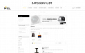 Адаптивный PrestaShop шаблон №68548 на тему обзор электроники
