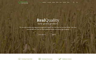 Адаптивный HTML шаблон №58580 на тему сельское хозяйство