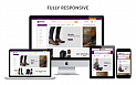 Адаптивный PrestaShop шаблон №74529 на тему магазин сумок