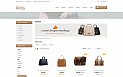 Адаптивный OpenCart шаблон №70932 на тему магазин сумок