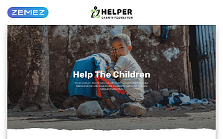 Адаптивный HTML шаблон №57666 на тему детская благотворительность