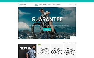 Адаптивный WooCommerce шаблон №70647 на тему велосипеды