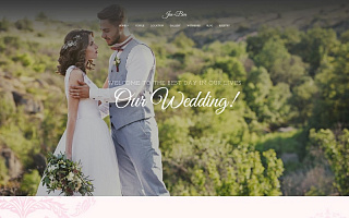 Адаптивный WordPress шаблон №63832 на тему организация свадьбы