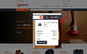 Адаптивный PrestaShop шаблон №76385 на тему фитнес