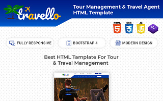 HTML шаблон №77063 на тему агентство путешествий