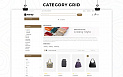 OpenCart шаблон №74324 на тему магазин сумок