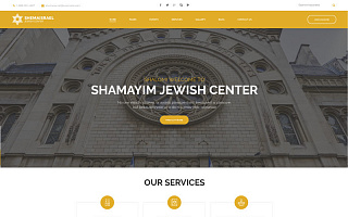 WordPress шаблон №73548 на тему синагога